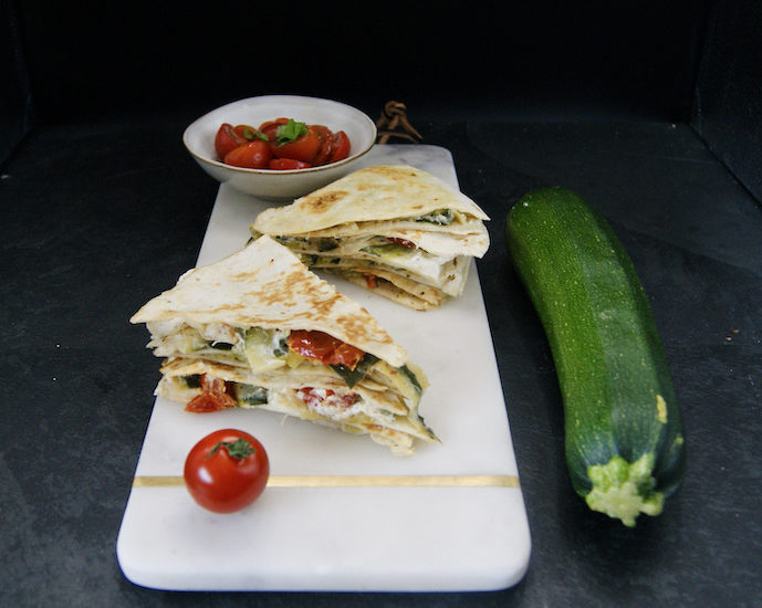 Piadina aux courgettes