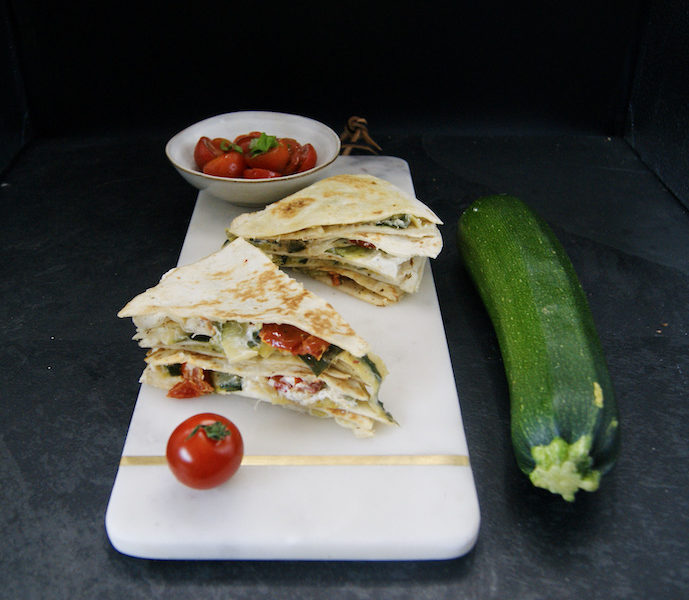 Piadina aux courgettes