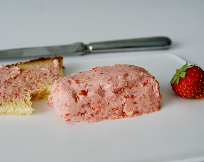 Beurre aux fraises