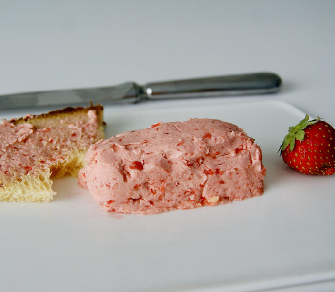 Beurre aux fraises