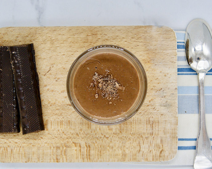 Pouding vegan au chocolat