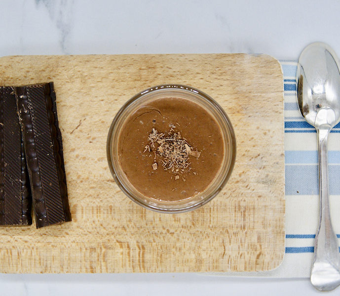Pouding vegan au chocolat