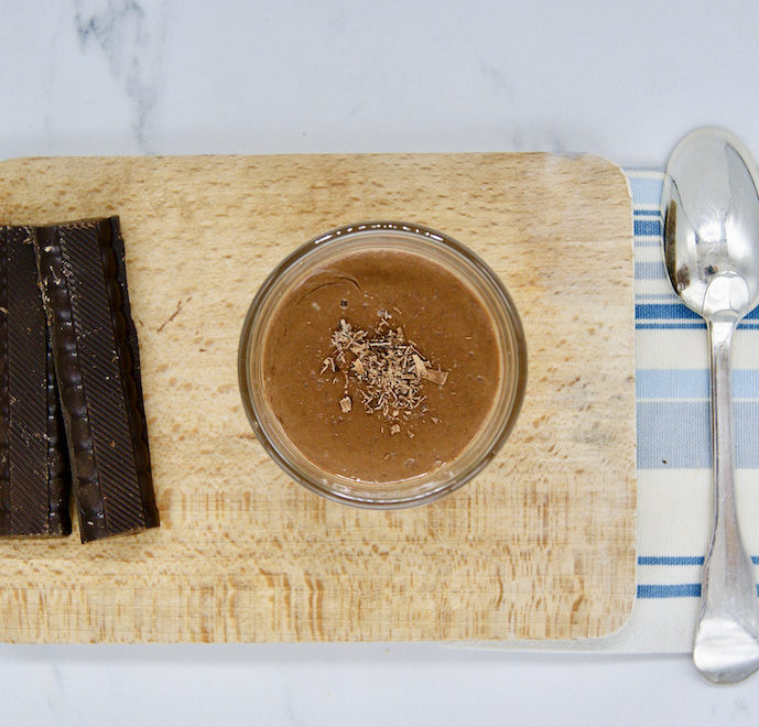 Pouding vegan au chocolat