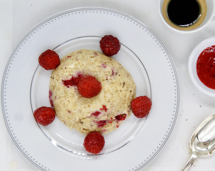 Bowl Cake aux framboises