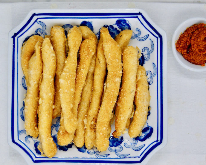 Bâtonnets au parmesan et aux tomates séchées
