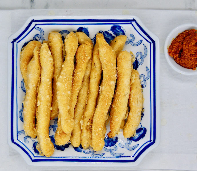 Bâtonnets au parmesan et aux tomates séchées