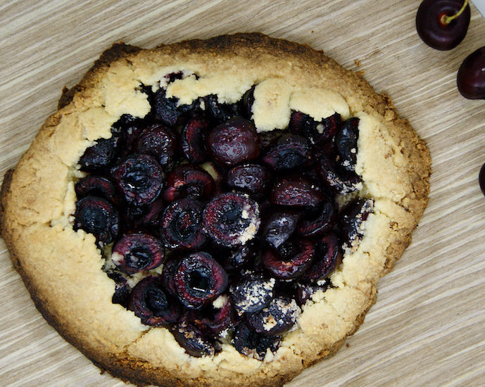 Tarte rustique aux cerises