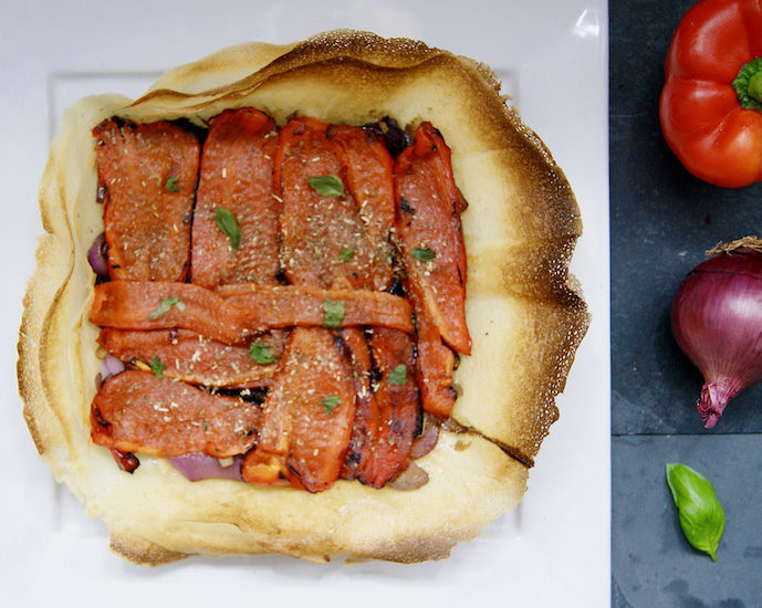 Tarte aux poivrons