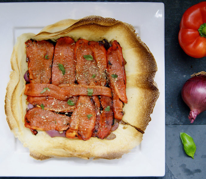 Tarte aux poivrons