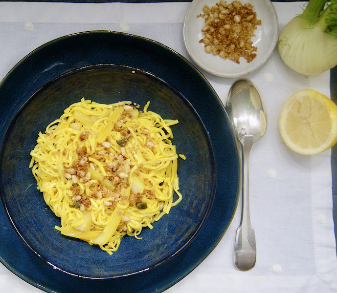 Pâtes au fenouil et au safran