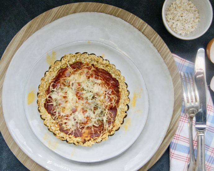 Petite pizza à l&rsquo;avoine
