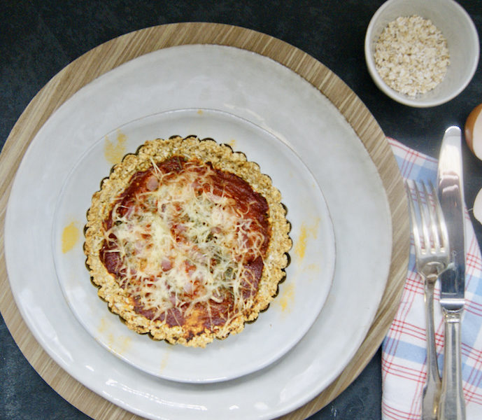 Petite pizza à l&rsquo;avoine
