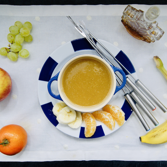 Fondue à l'érable et au gingembre Menu to Shop