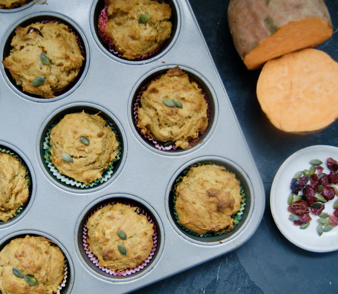 Muffins à la patate douce