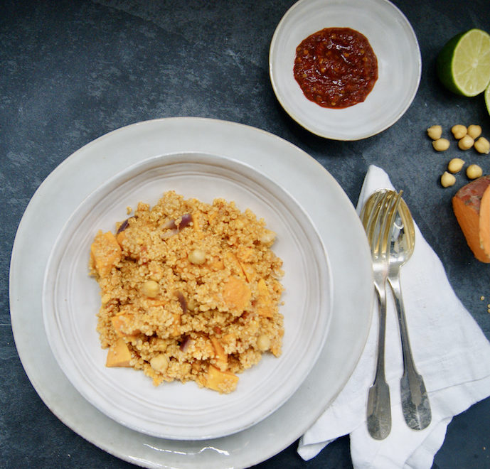 One-pot quinoa tandori