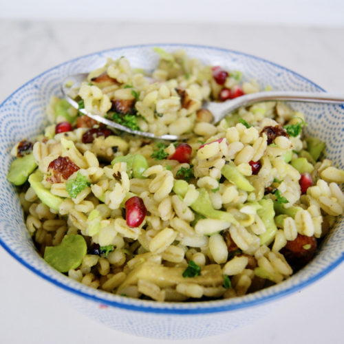 Salade de blé aux fèves