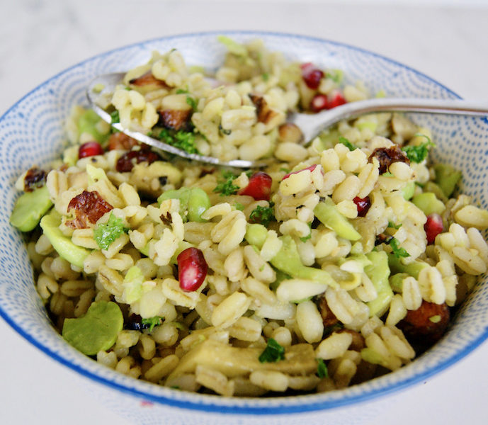 Salade de blé aux fèves