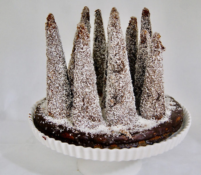Forêt de sapins enneigés