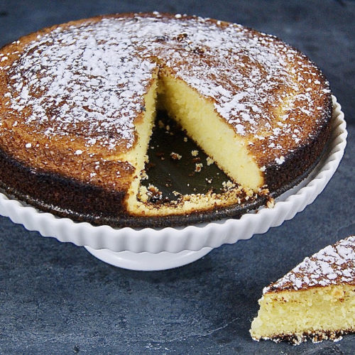 Gâteau au chocolat blanc-gingembre