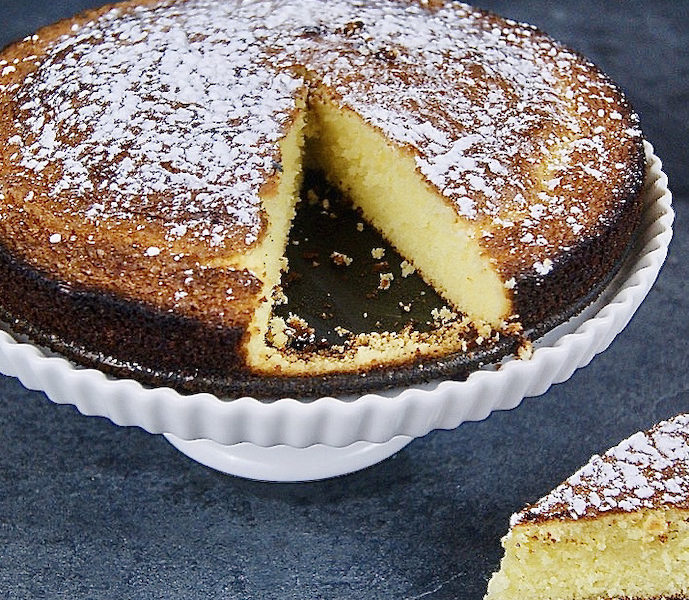 Gâteau au chocolat blanc-gingembre