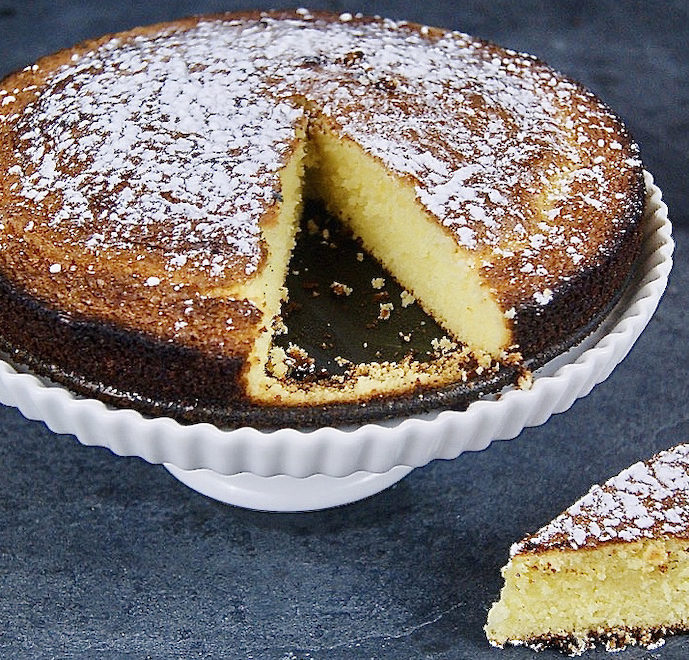 Gâteau au chocolat blanc-gingembre