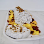 Parfait aux graines de chia, mangue et streusel
