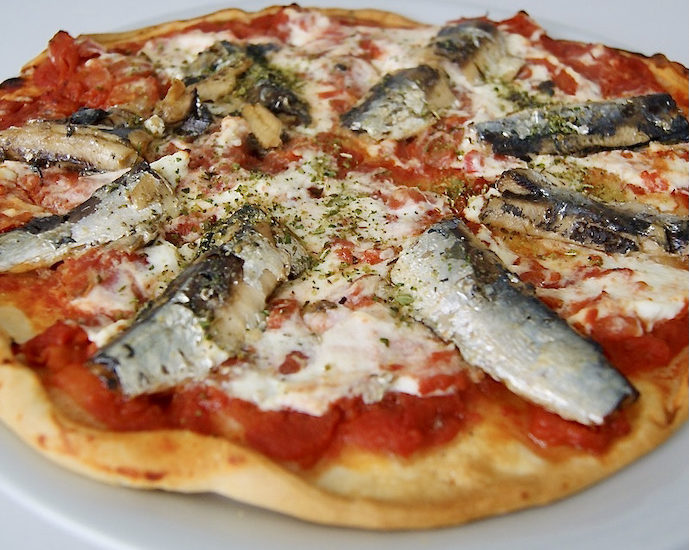 Fougasse aux sardines