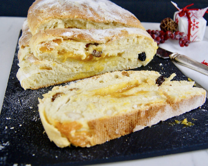 Stollen à l&rsquo;abricot