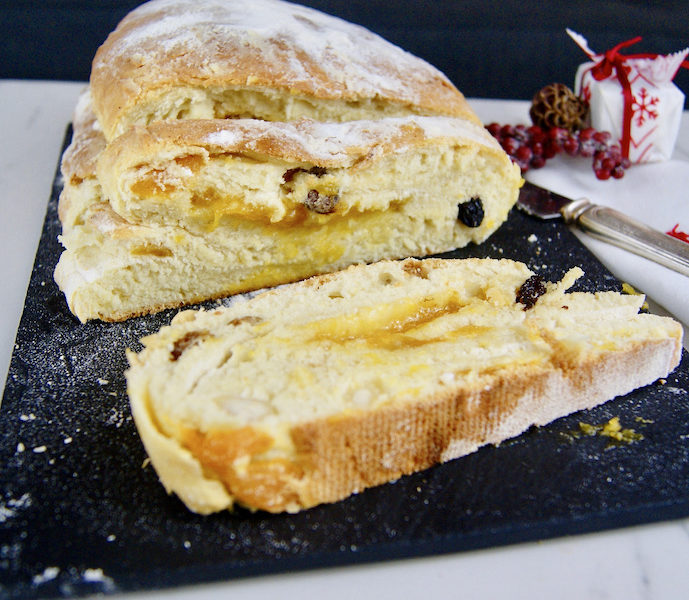 Stollen à l&rsquo;abricot