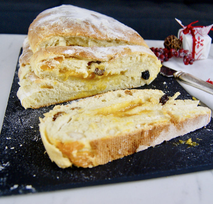 Stollen à l&rsquo;abricot