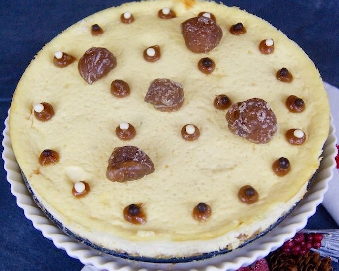 Cheesecake vanille aux marrons glacés