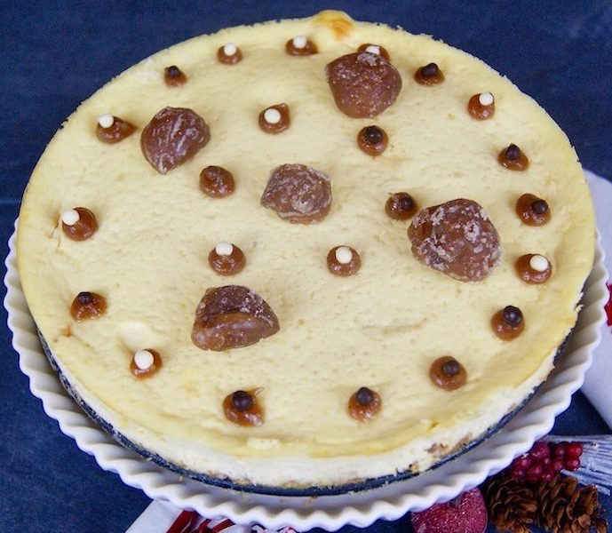 Cheesecake vanille aux marrons glacés