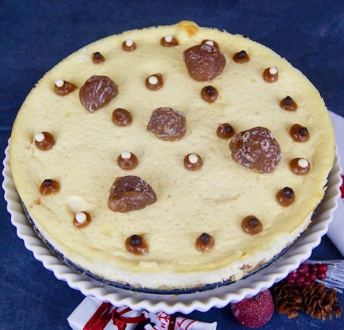 Cheesecake vanille aux marrons glacés