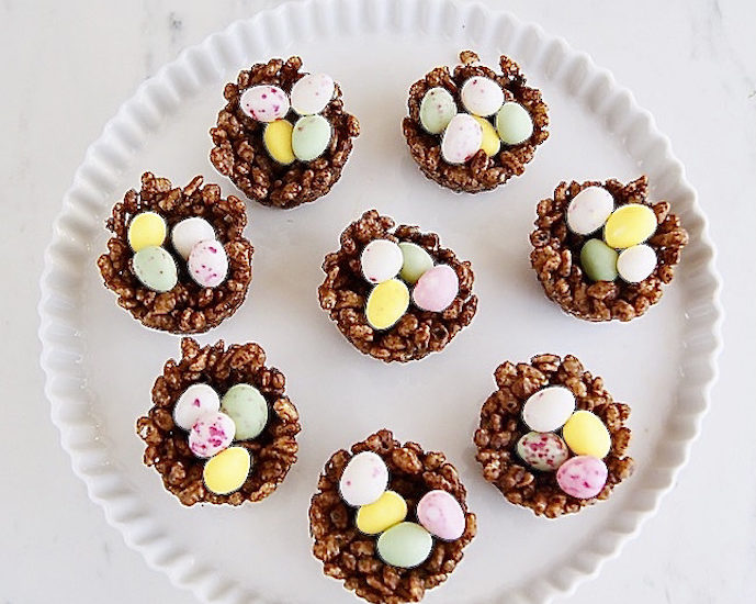 Nids de Pâques au riz soufflé