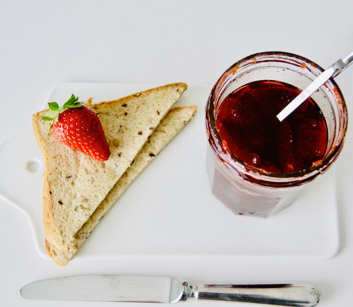 Confiture de fraises aux zestes d’agrumes