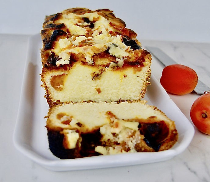 Cake aux abricots