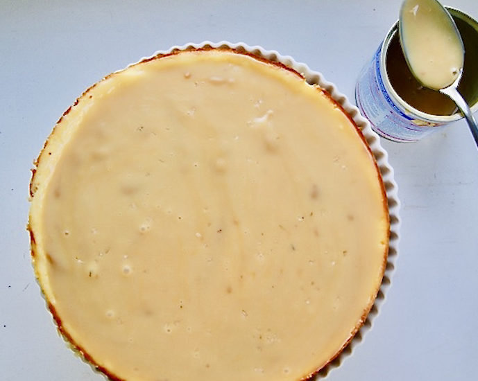 Cheesecake au caramel salé