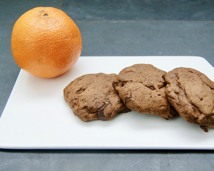 Ronds chocolatés parfumés à l’orange