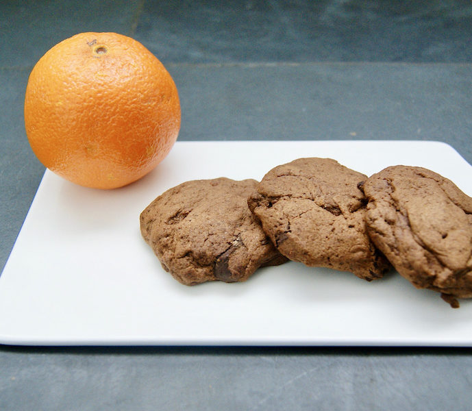 Ronds chocolatés parfumés à l’orange