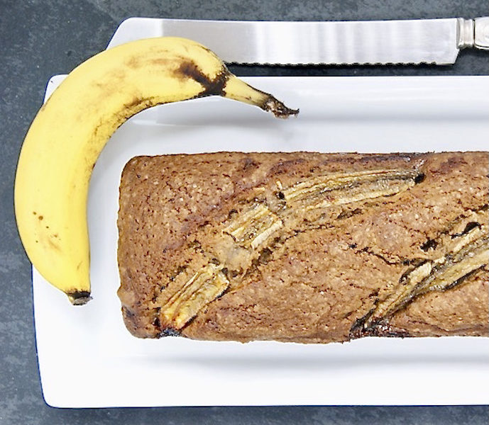 Pain aux bananes et chocolat