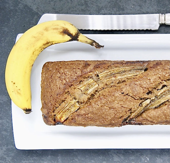 Pain aux bananes et chocolat