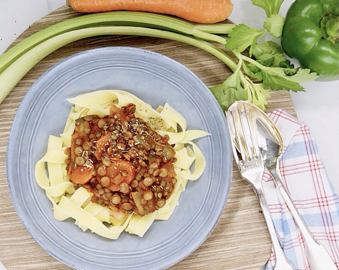 Tagliatelle sauce bolognaise