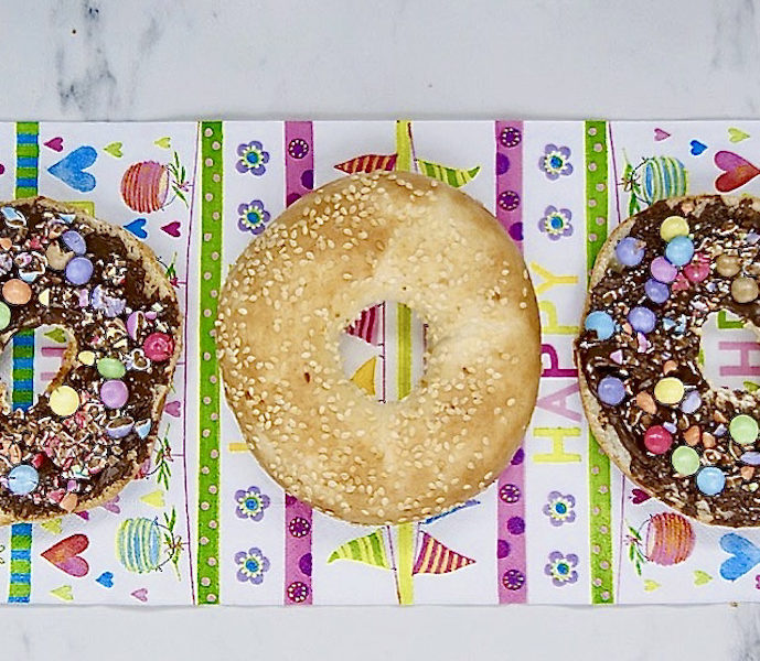 Bagel au chocolat