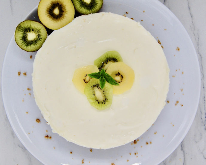 Cheesecake aux kiwis