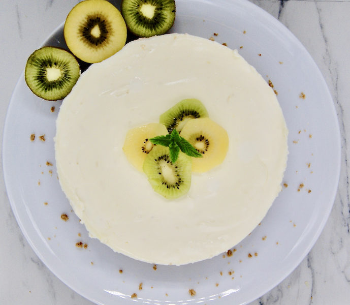 Cheesecake aux kiwis