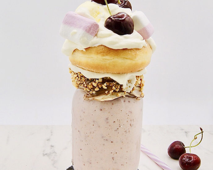 Milkshake décadent aux cerises