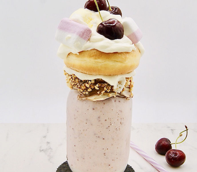 Milkshake décadent aux cerises