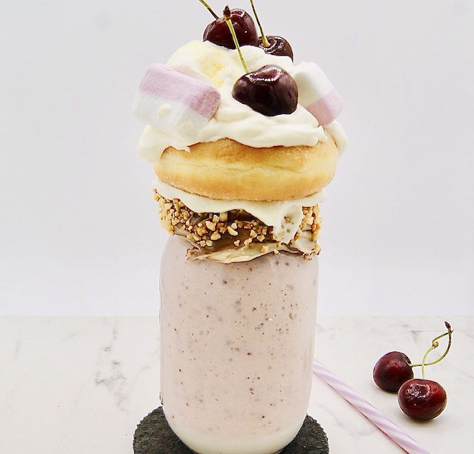 Milkshake décadent aux cerises