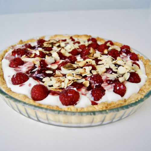 Tarte framboises à la ricotta