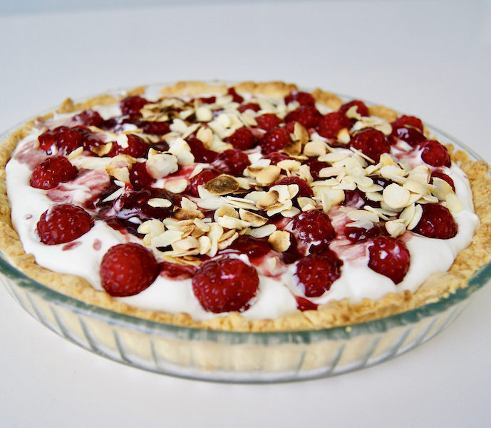 Tarte framboises à la ricotta